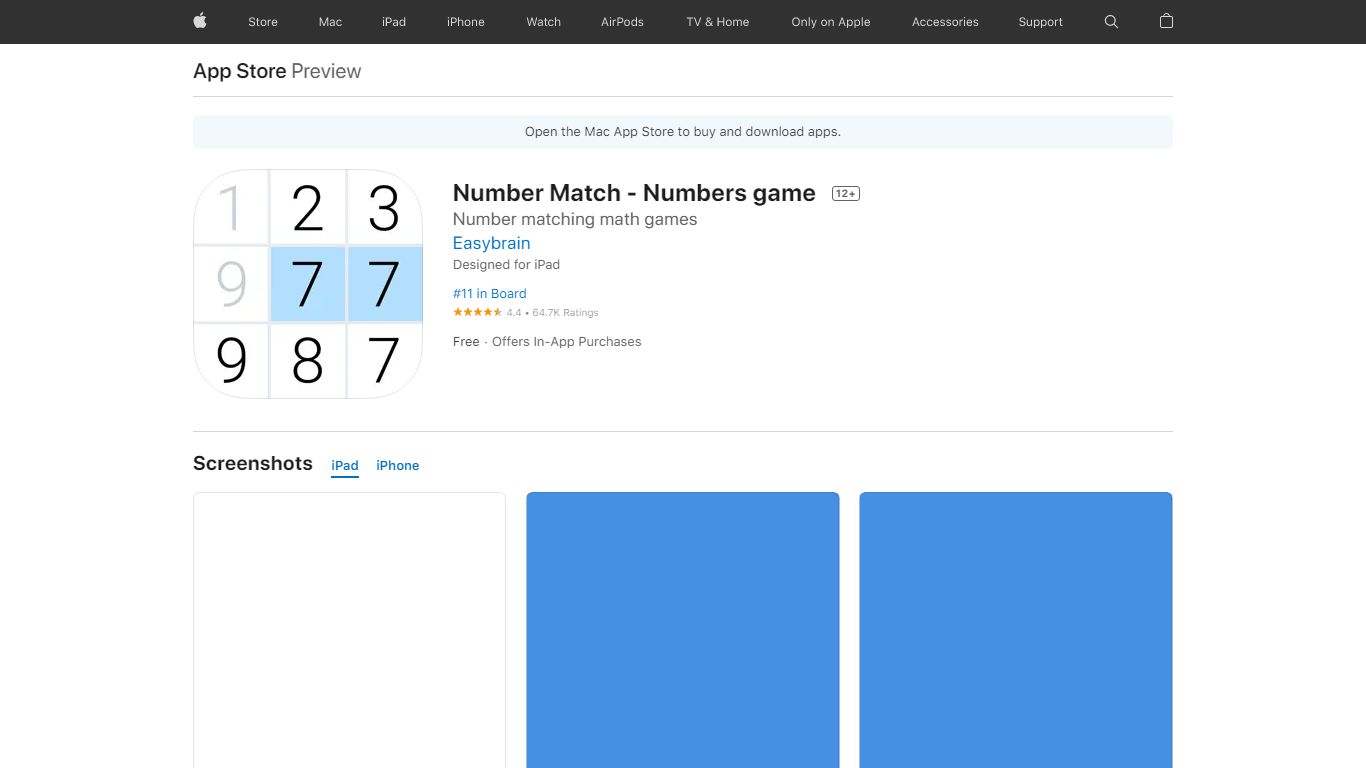 ‎Number Match - Numbers game on the App Store